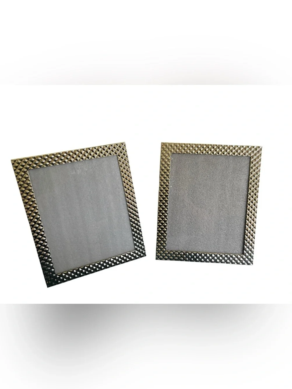 Sheffield Home Set 2 Silver Tone 8X10 Textured Picture  Frames  2016 Decorative